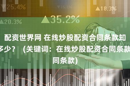 配资世界网 在线炒股配资合同条款知多少？  (关键词：在线炒股配资合同条款)