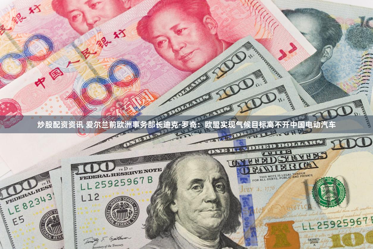 炒股配资资讯 爱尔兰前欧洲事务部长迪克·罗奇：欧盟实现气候目标离不开中国电动汽车
