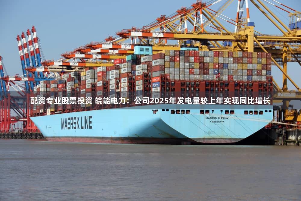 配资专业股票投资 皖能电力：公司2025年发电量较上年实现同比增长