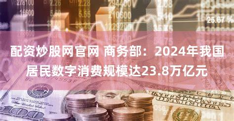 配资炒股网官网 商务部：2024年我国居民数字消费规模达23.8万亿元
