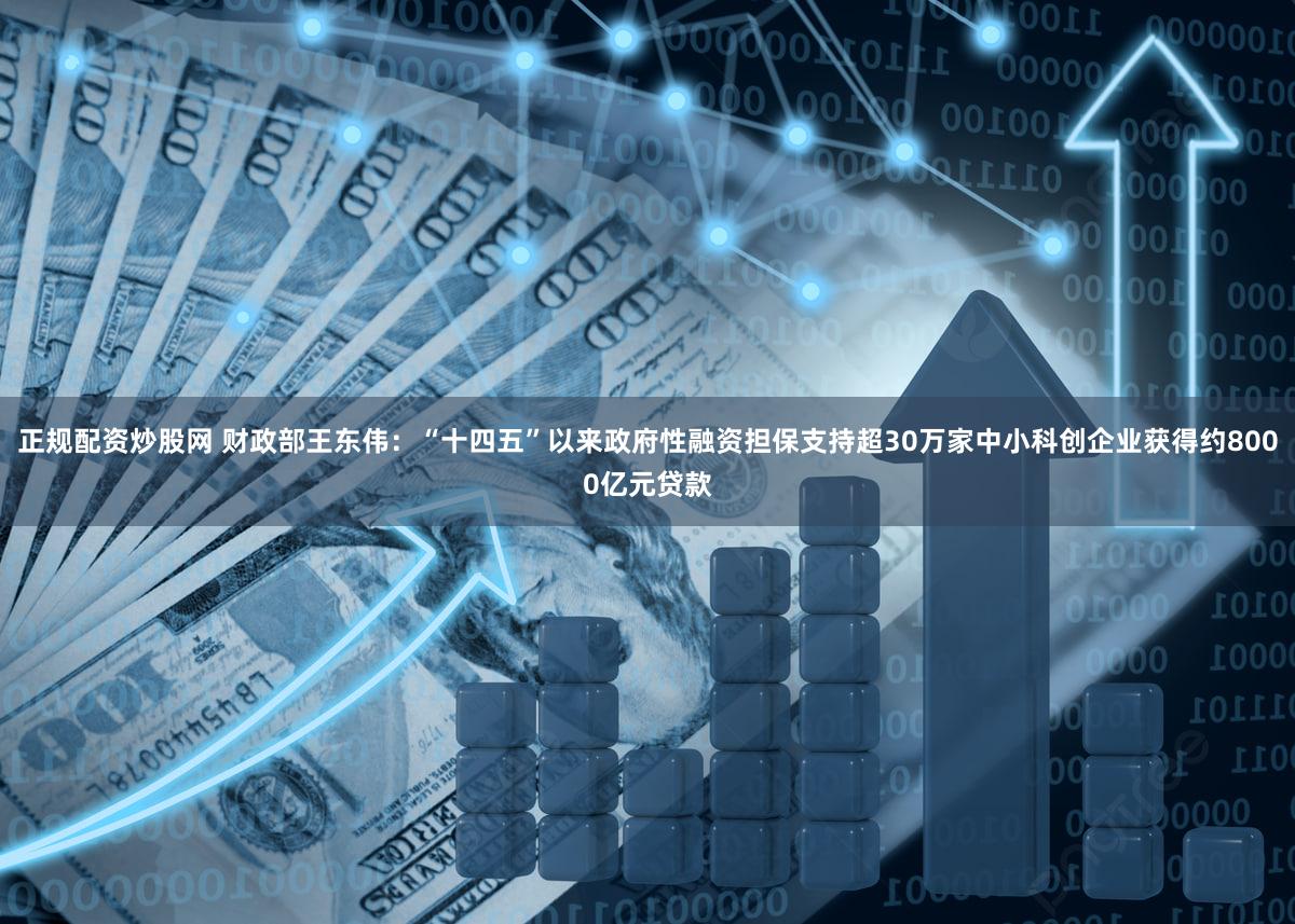正规配资炒股网 财政部王东伟：“十四五”以来政府性融资担保支持超30万家中小科创企业获得约8000亿元贷款