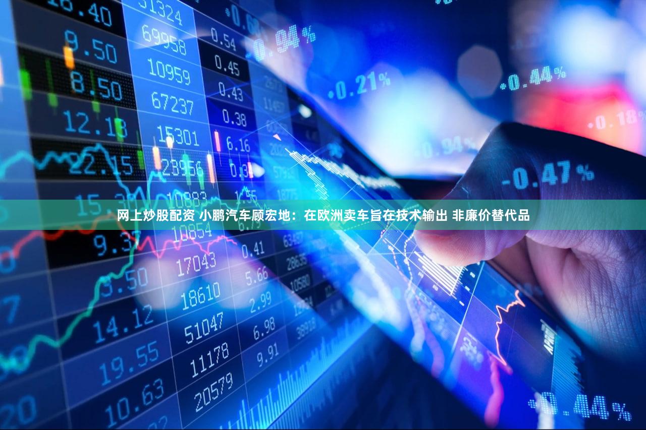 网上炒股配资 小鹏汽车顾宏地：在欧洲卖车旨在技术输出 非廉价替代品
